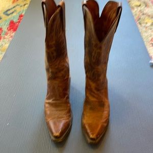 Lucchese distressed cowgirl boots